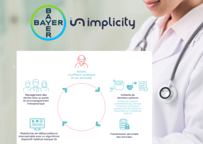 E. santé : Bayer et Implicity signent un partenariat pour le déploiement de la télésurveillance pour les patients insuffisants cardiaques